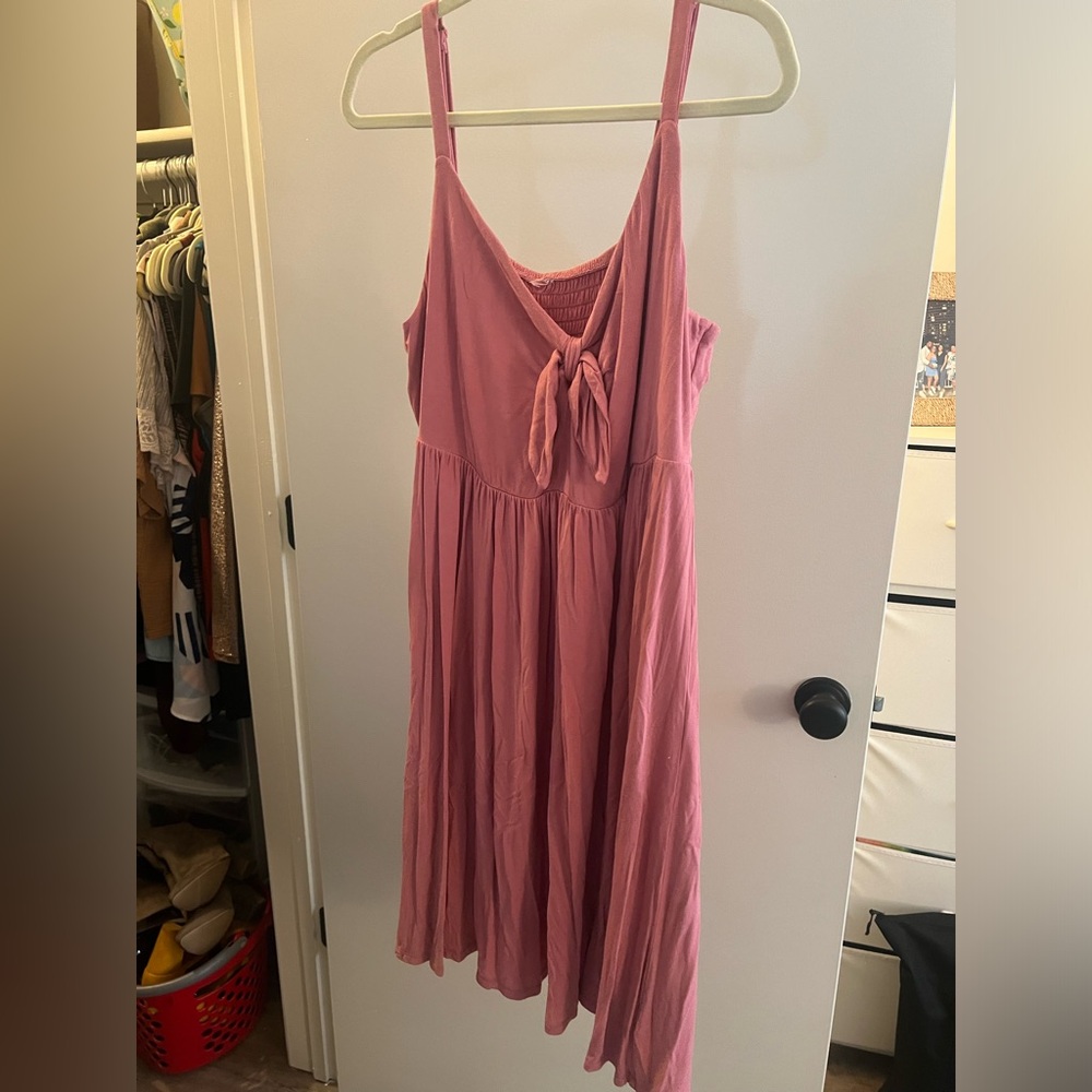 Torrid Midi Pink Dress
